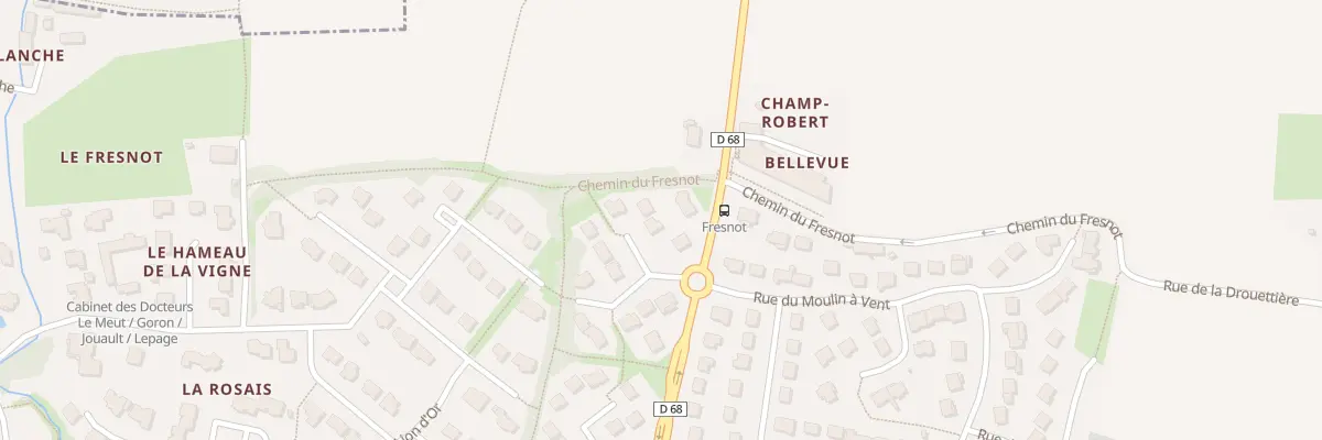 Plan du 4 Rue du Champ Robert à Vezin-le-Coquet