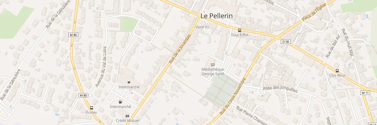 Plan du 17 Rue de la Jouardais au Pellerin