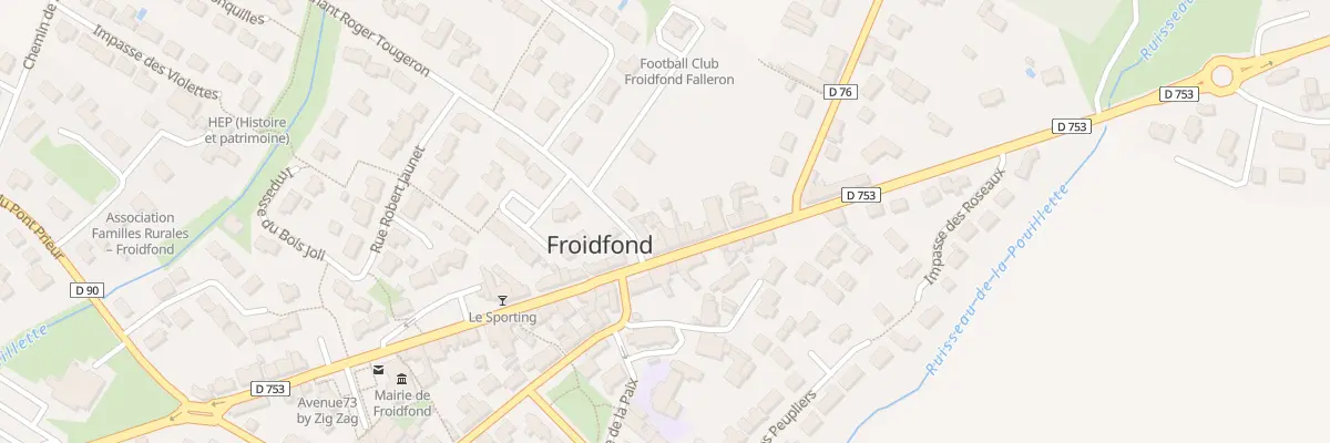 Plan du 26 Rue de l’océan à Froidfond