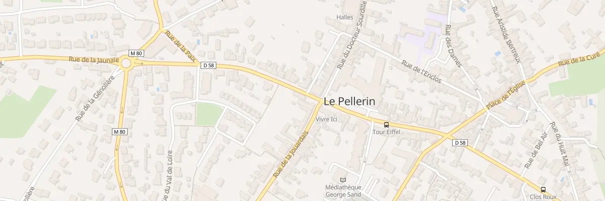 Plan du 2 Rue de la Jouardais au Pellerin