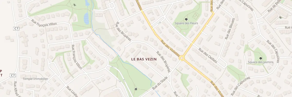 Plan du 1 Rue des Bruyères à Vezin-le-Coquet