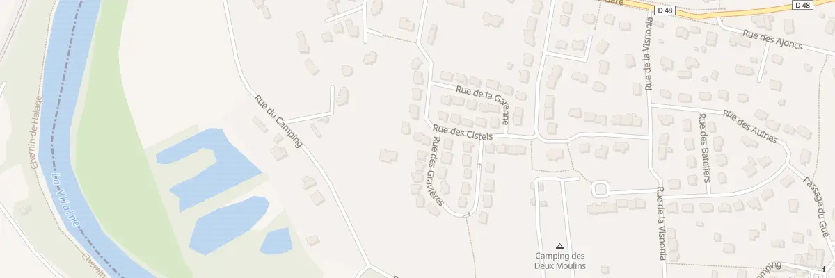 Plan du 20 Rue des Cistels à Bourg-des-Comptes