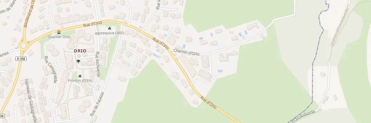 Plan du 25 Rue d’orio à Hendaye