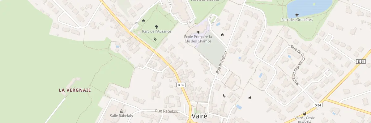 Plan du 20 Rue Georges Clemenceau à Vairé