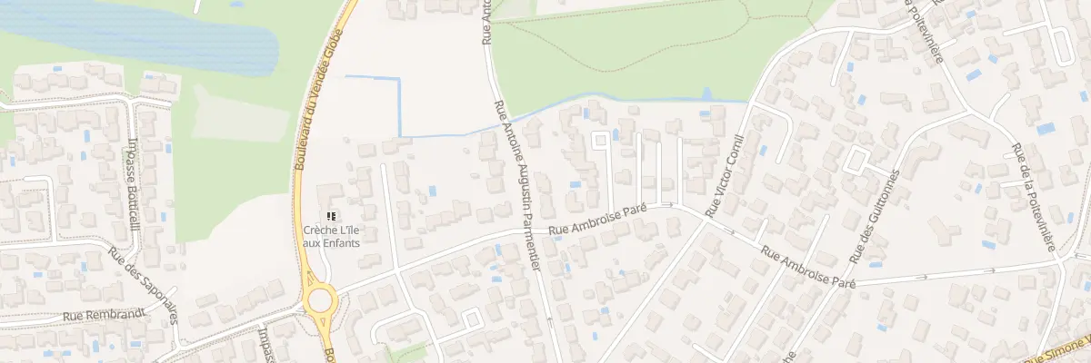 Plan du 26 Rue Parmentier - Chateau aux Sables-d’Olonne