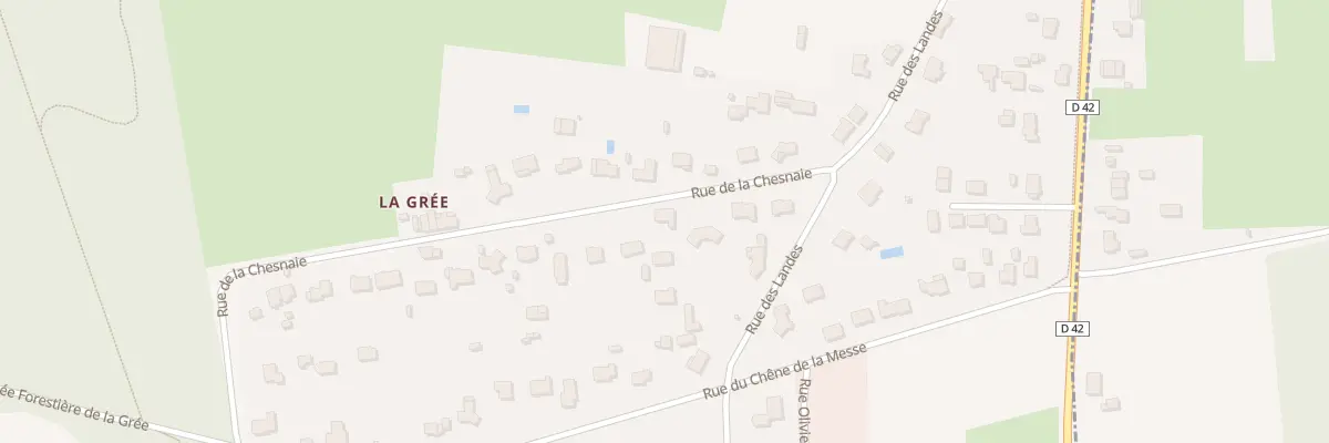 Plan du 5 Rue de la Chesnaie au Gâvre