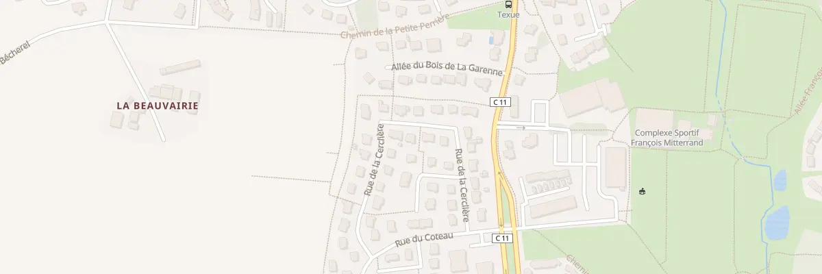 Plan du 11 Rue de la Cerclière à La Mézière