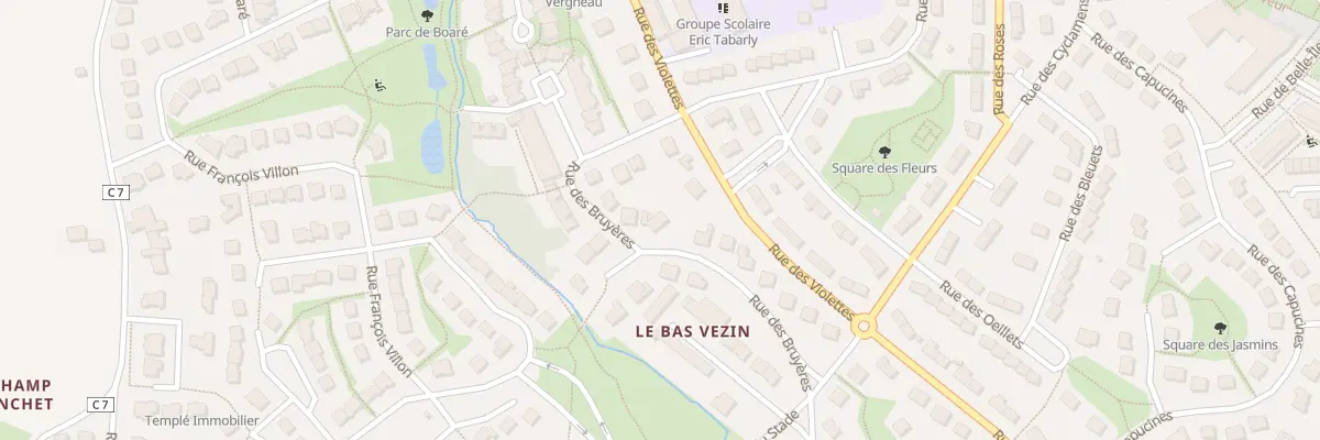 Plan du 16 Rue des Bruyères à Vezin-le-Coquet