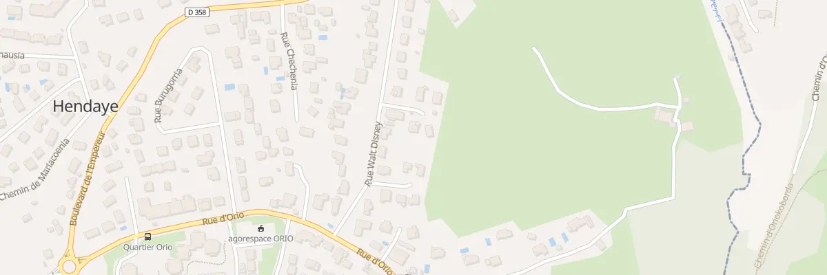 Plan du 6 Rue des Sept Nains à Hendaye