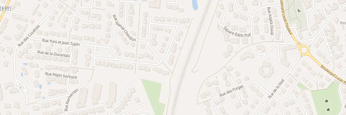 Plan du 38 Rue Yves et Jean Tupin à Bruz