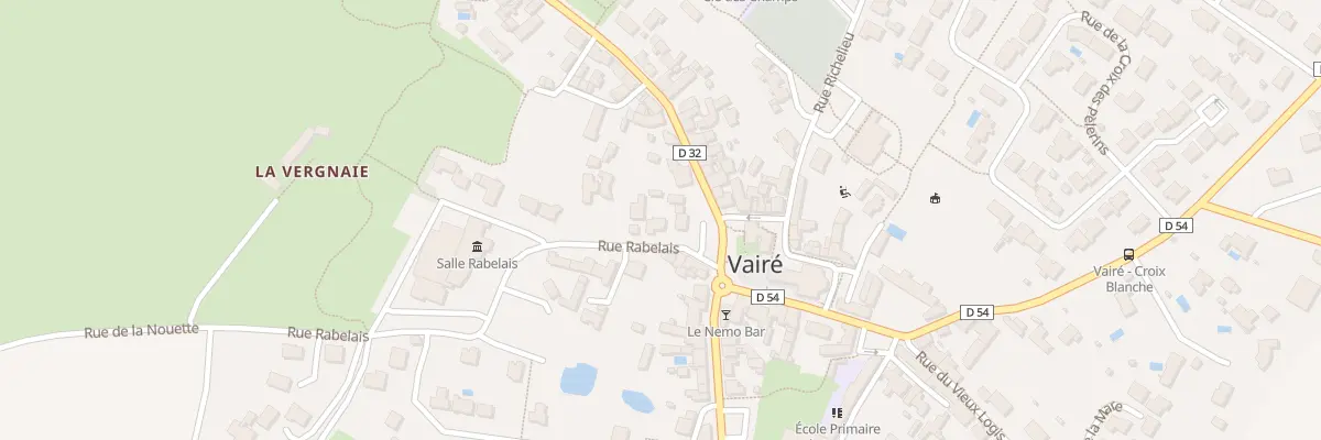 Plan du 6 Rue Rabelais à Vairé