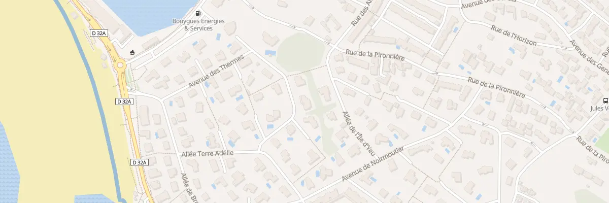 Plan du 5 All de la Vannerie aux Sables-d’Olonne