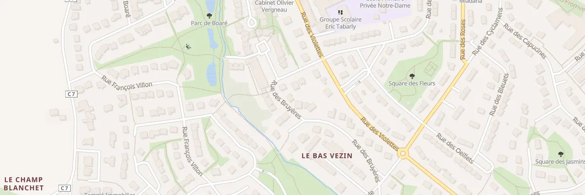 Plan du 20 Rue des Bruyères à Vezin-le-Coquet