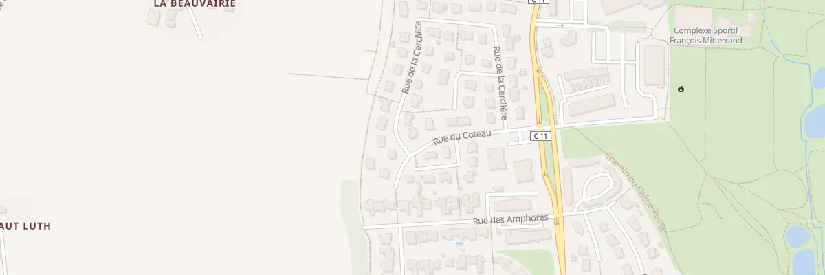 Plan du 25 Rue de la Cerclière à La Mézière