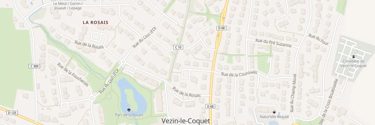 Plan du 3 All du Courtil à Vezin-le-Coquet
