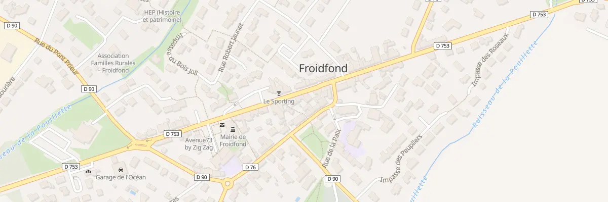 Plan du 35 Rue de l’océan à Froidfond