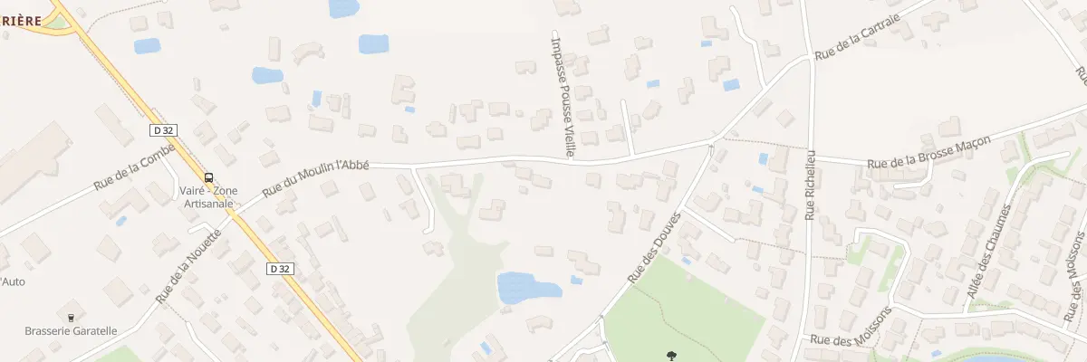 Plan du 24 Rue du Moulin l’Abbé à Vairé