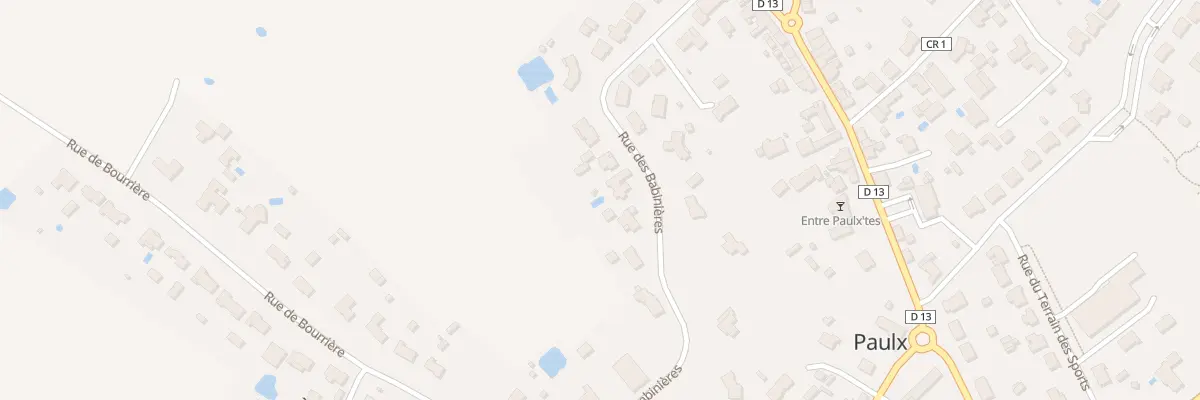 Plan du 15B Rue des Babinières à Paulx