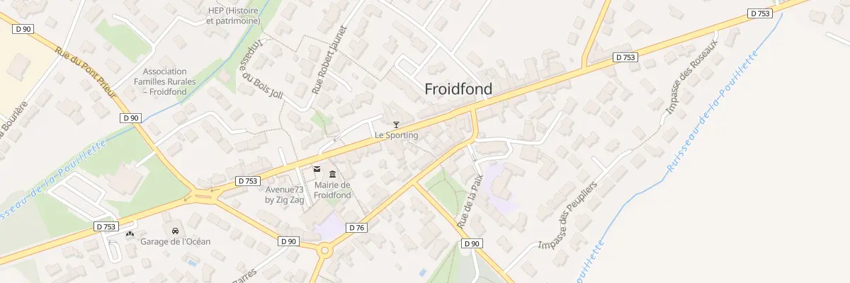 Plan du 39 Rue de l’océan à Froidfond