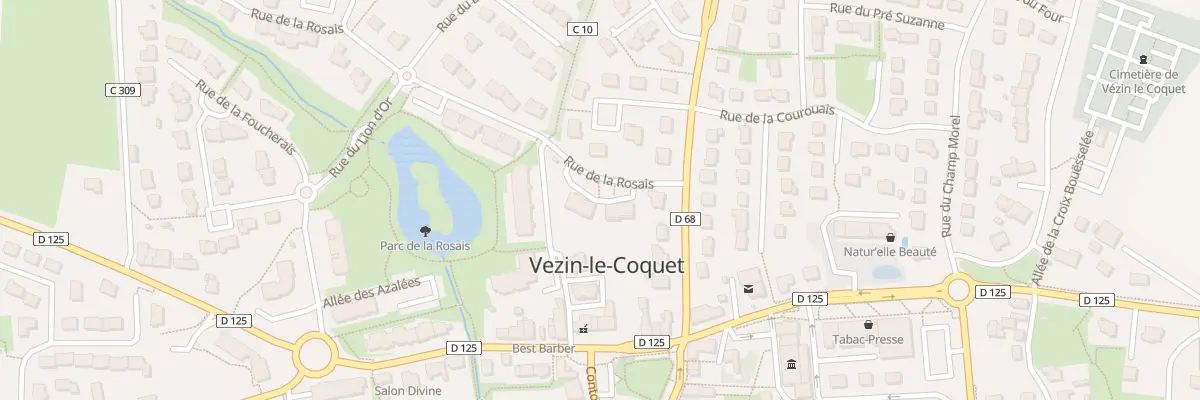 Plan du 5587 Res La Rosais à Vezin-le-Coquet