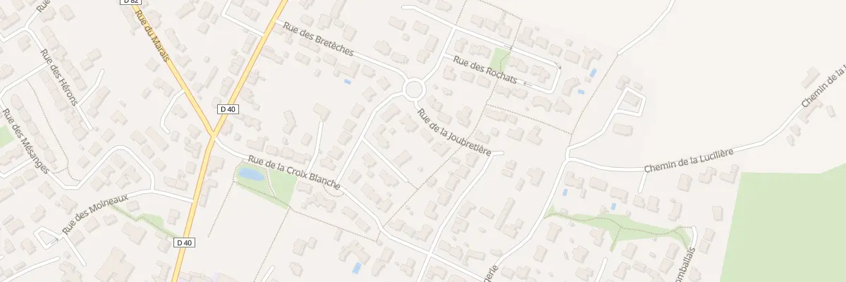 Plan du 6 Rue de la joubretière à Coëx
