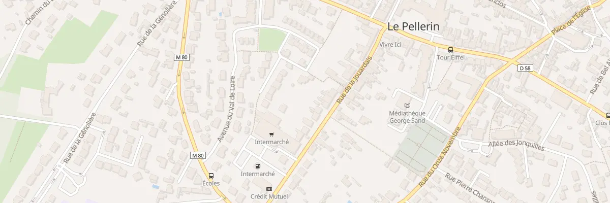 Plan du 20 Rue de la Jouardais au Pellerin
