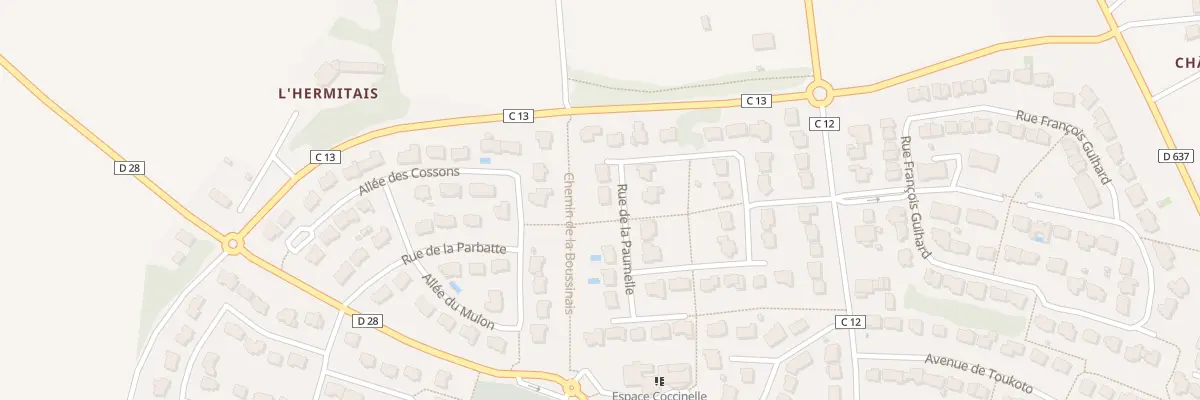 Plan du 22 Rue de la Paumelle à La Mézière