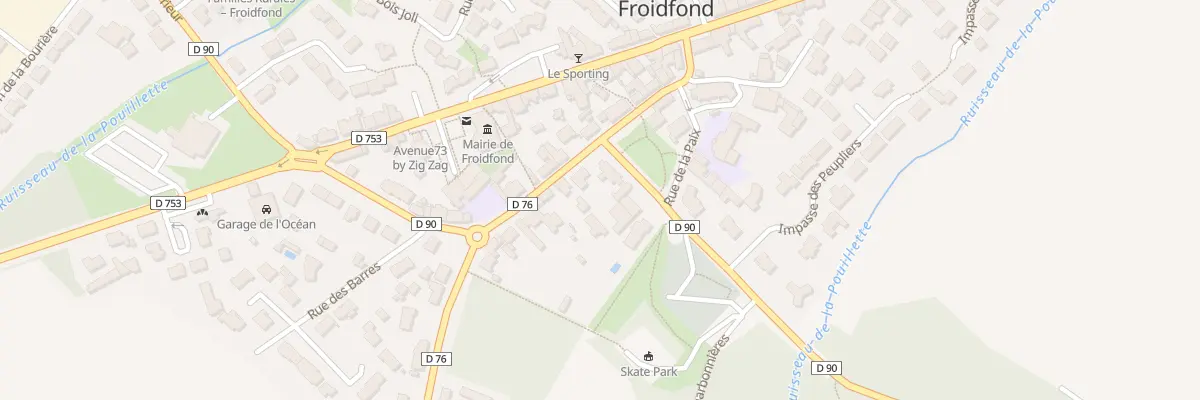 Plan du 3 Rue des écoles à Froidfond