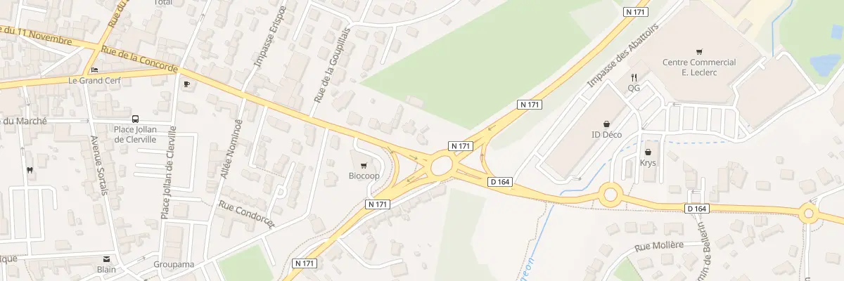 Plan du 64 Rte de Nantes à Blain