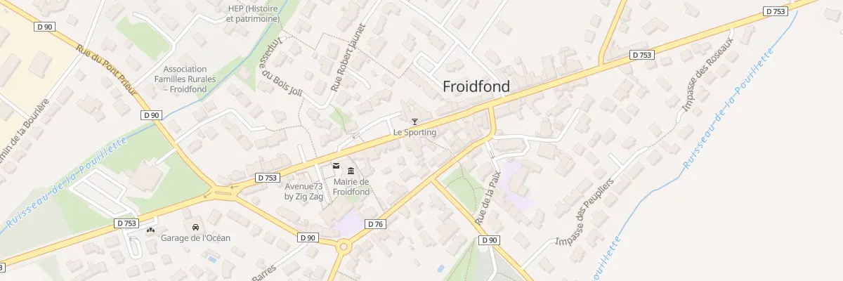 Plan du 43 Rue de l’océan à Froidfond