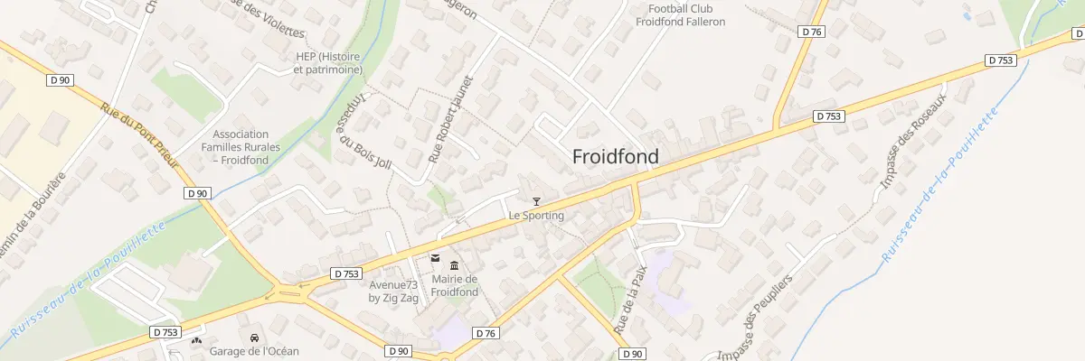 Plan du 40 Rue de l’océan à Froidfond