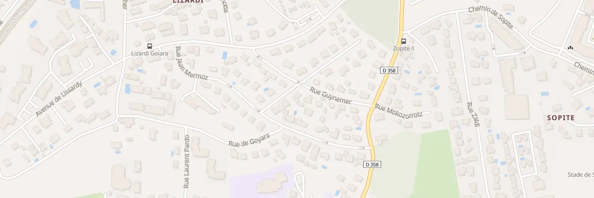 Plan du 6 Rue saint exupery à Hendaye