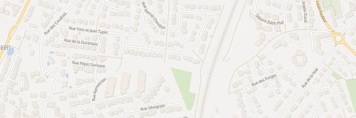 Plan du 28 Rue Yves et Jean Tupin à Bruz