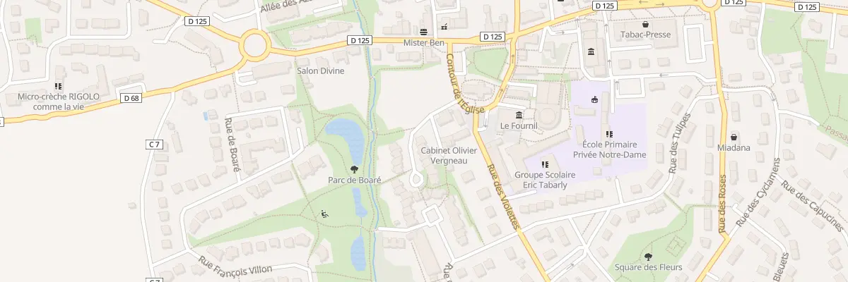 Plan du 1 Rue du Portail à Vezin-le-Coquet