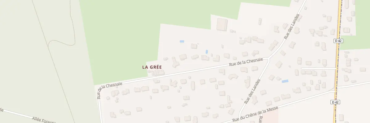 Plan du 12 Rue de la Chesnaie au Gâvre