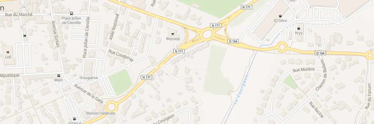 Plan du 57 Bd de la Résistance à Blain