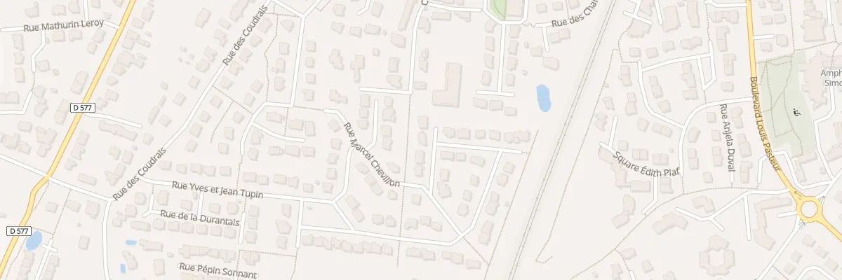 Plan du 23 Rue Marcel Chevillon à Bruz