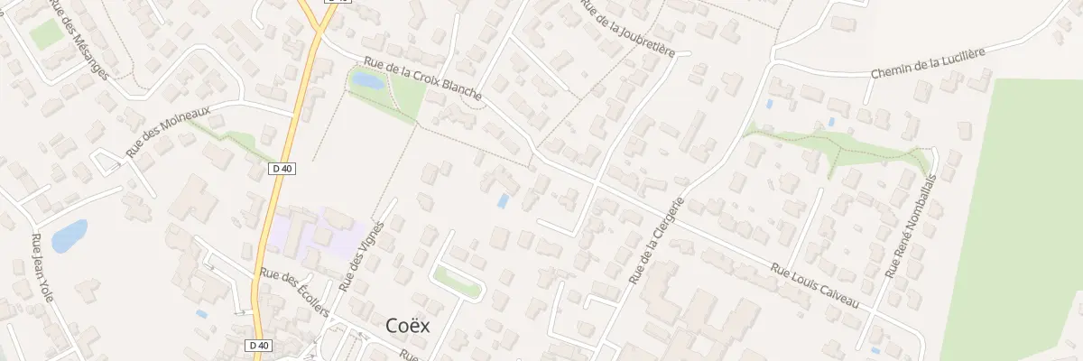 Plan du 6 All du Verger à Coëx