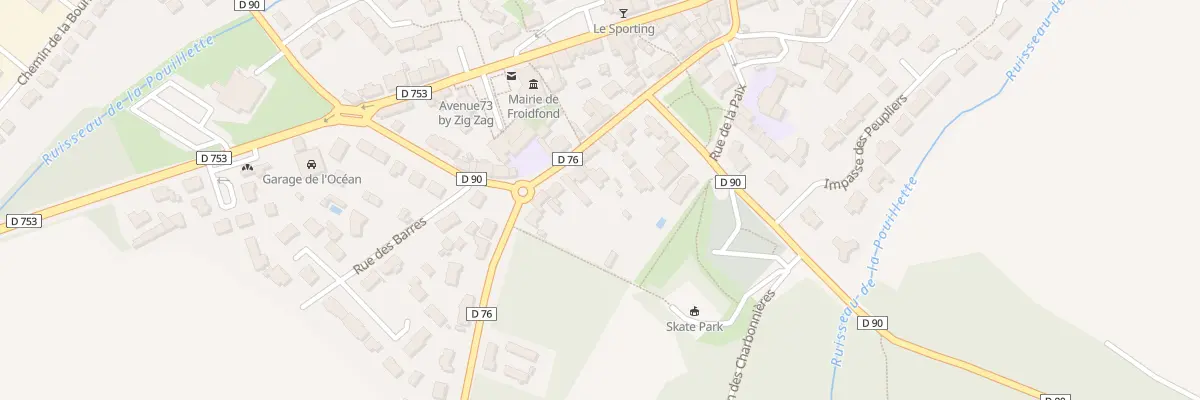 Plan du 11 Rue des écoles à Froidfond
