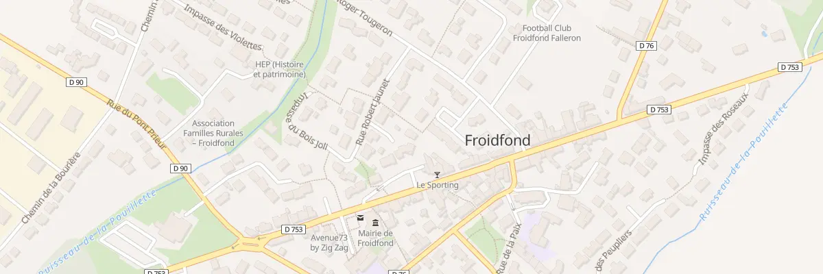 Plan du 1 Imp des Iris à Froidfond
