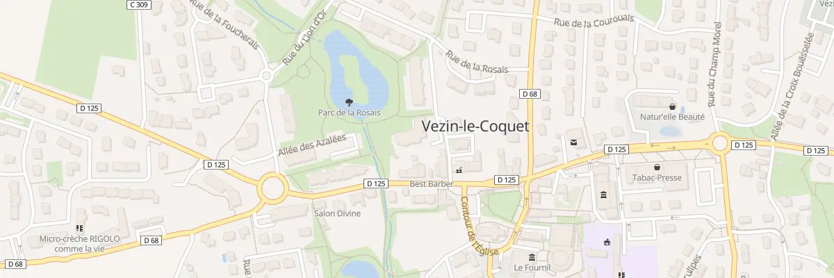 Plan du 7 All des Roseaux à Vezin-le-Coquet