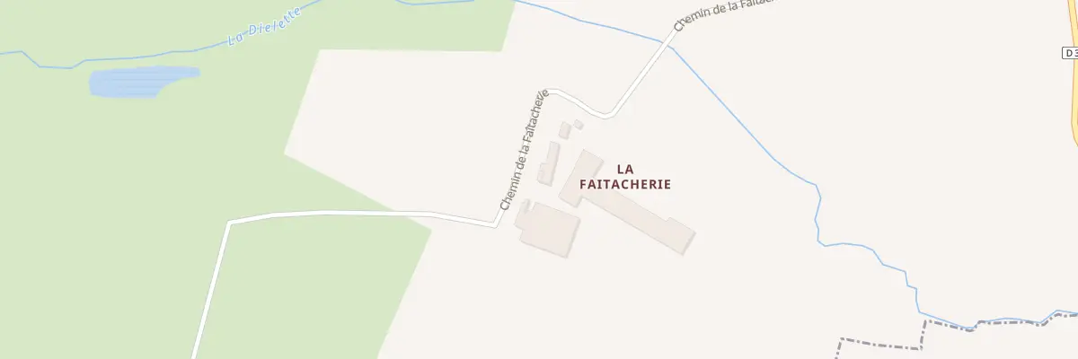 Plan du 3 La Faitacherie à Benoîtville