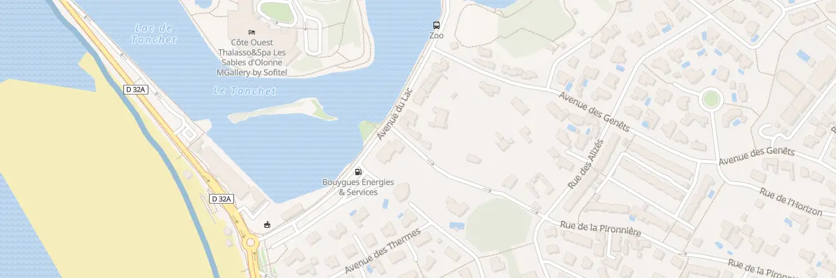 Plan du 3 Rue de la Pironnière aux Sables-d’Olonne