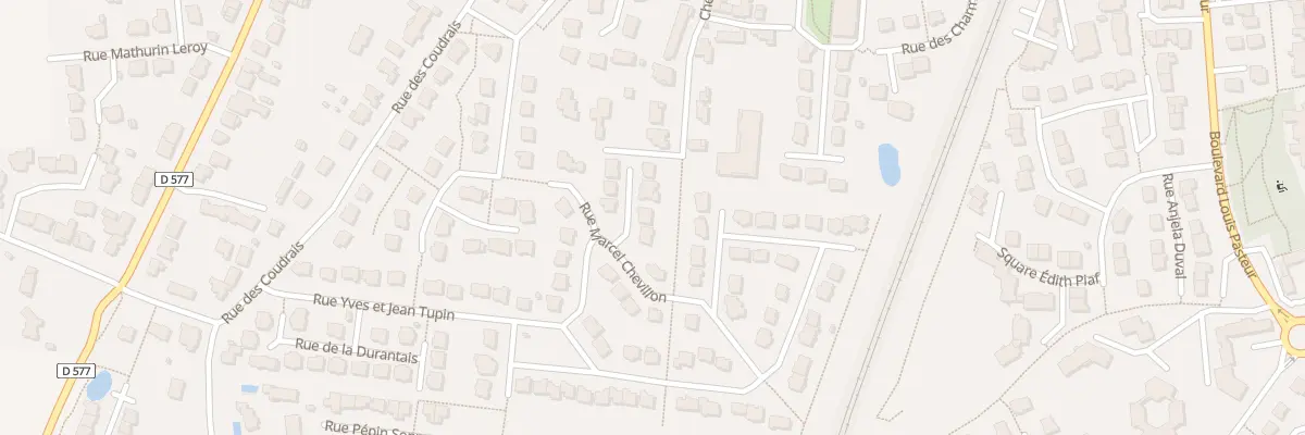 Plan du 13 Rue Marcel Chevillon à Bruz