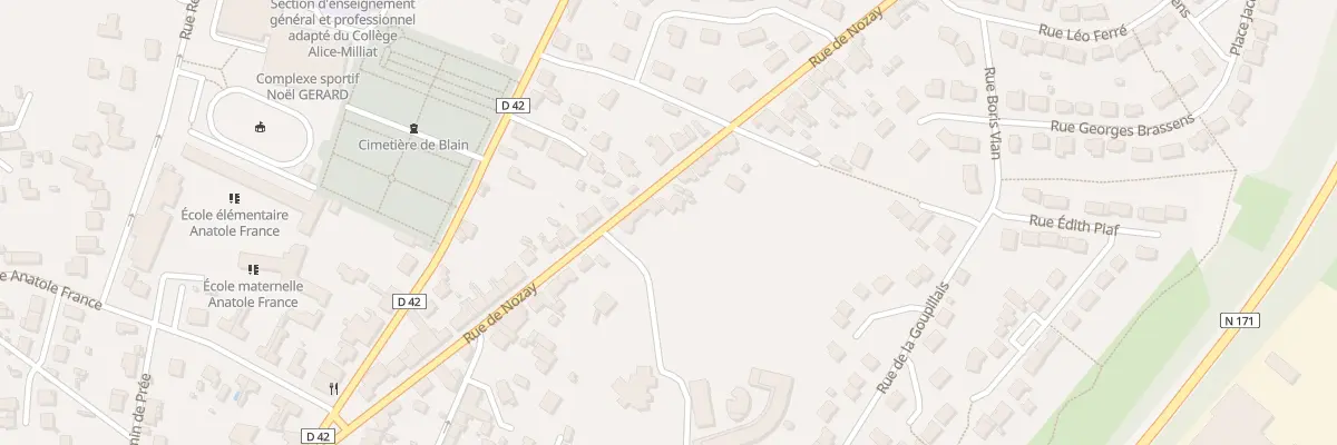 Plan du 23 Rte de Nozay à Blain