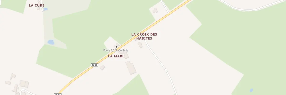 Plan du 14 La Croix des Habites à Apremont