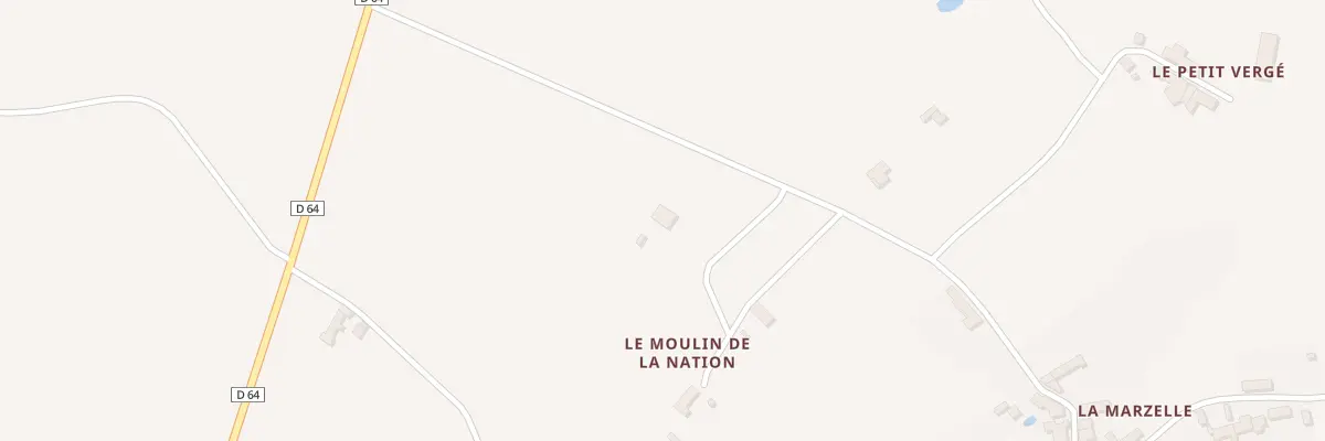 Plan du 2 La Marzelle à Saint-Mars-de-Coutais