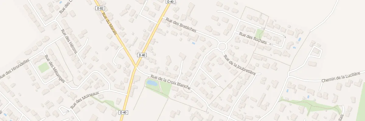 Plan du 30 Rue de la croix blanche à Coëx