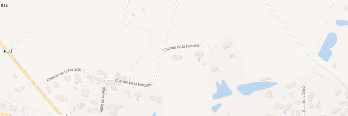 Plan du 28 Che de la Forterie à Vairé