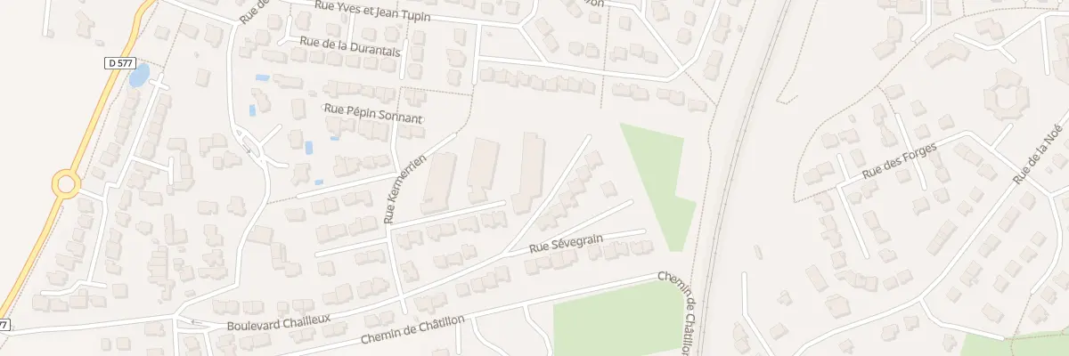 Plan du 2 Bd Chailleux à Bruz